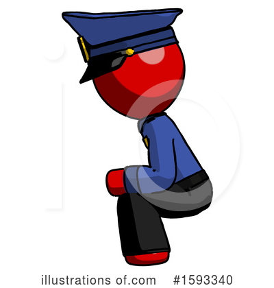 Royalty-Free (RF) Red Design Mascot Clipart Illustration by Leo Blanchette - Stock Sample #1593340