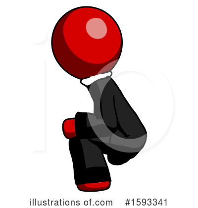 Royalty-Free (RF) Red Design Mascot Clipart Illustration by Leo Blanchette - Stock Sample #1593341
