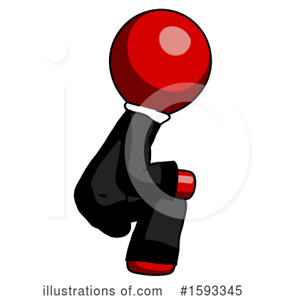 Royalty-Free (RF) Red Design Mascot Clipart Illustration by Leo Blanchette - Stock Sample #1593345