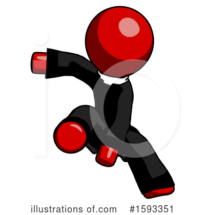 Royalty-Free (RF) Red Design Mascot Clipart Illustration by Leo Blanchette - Stock Sample #1593351