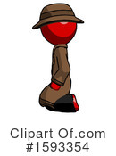 Red Design Mascot Clipart #1593354 by Leo Blanchette