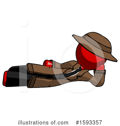 Royalty-Free (RF) Red Design Mascot Clipart Illustration by Leo Blanchette - Stock Sample #1593357