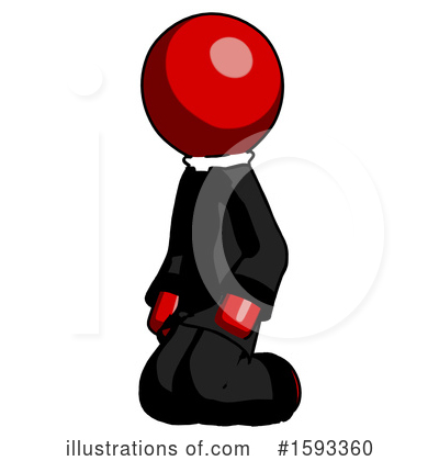 Royalty-Free (RF) Red Design Mascot Clipart Illustration by Leo Blanchette - Stock Sample #1593360