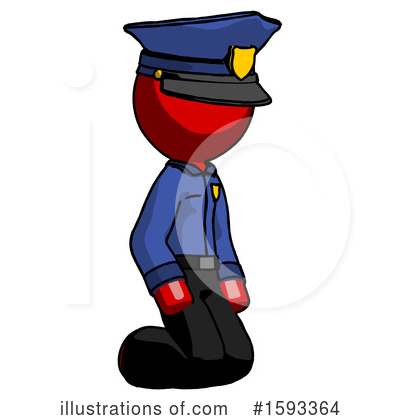 Royalty-Free (RF) Red Design Mascot Clipart Illustration by Leo Blanchette - Stock Sample #1593364