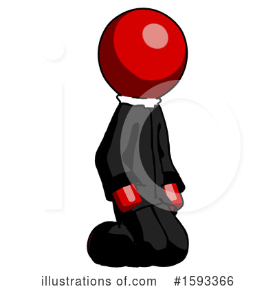 Royalty-Free (RF) Red Design Mascot Clipart Illustration by Leo Blanchette - Stock Sample #1593366
