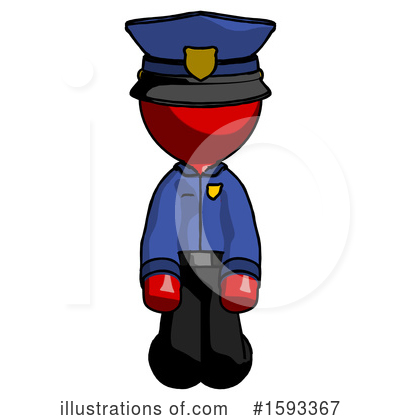 Royalty-Free (RF) Red Design Mascot Clipart Illustration by Leo Blanchette - Stock Sample #1593367
