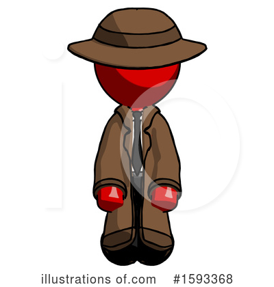 Royalty-Free (RF) Red Design Mascot Clipart Illustration by Leo Blanchette - Stock Sample #1593368