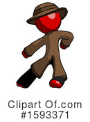 Red Design Mascot Clipart #1593371 by Leo Blanchette