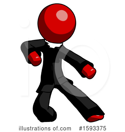 Royalty-Free (RF) Red Design Mascot Clipart Illustration by Leo Blanchette - Stock Sample #1593375