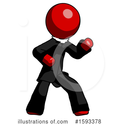 Royalty-Free (RF) Red Design Mascot Clipart Illustration by Leo Blanchette - Stock Sample #1593378