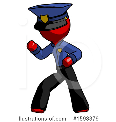 Royalty-Free (RF) Red Design Mascot Clipart Illustration by Leo Blanchette - Stock Sample #1593379