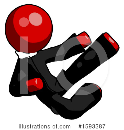 Royalty-Free (RF) Red Design Mascot Clipart Illustration by Leo Blanchette - Stock Sample #1593387
