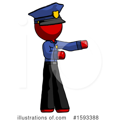 Royalty-Free (RF) Red Design Mascot Clipart Illustration by Leo Blanchette - Stock Sample #1593388