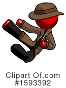 Red Design Mascot Clipart #1593392 by Leo Blanchette
