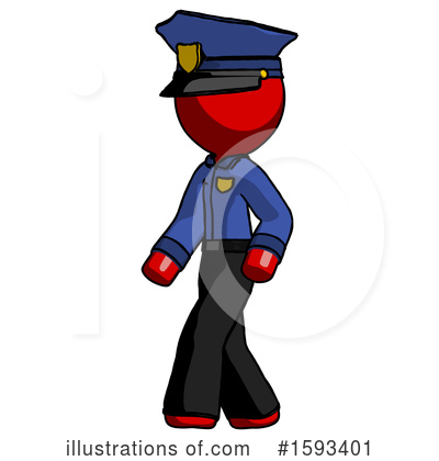 Royalty-Free (RF) Red Design Mascot Clipart Illustration by Leo Blanchette - Stock Sample #1593401