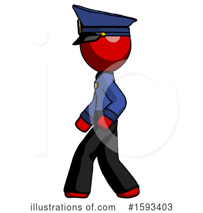 Royalty-Free (RF) Red Design Mascot Clipart Illustration by Leo Blanchette - Stock Sample #1593403