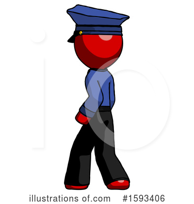 Royalty-Free (RF) Red Design Mascot Clipart Illustration by Leo Blanchette - Stock Sample #1593406
