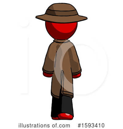 Royalty-Free (RF) Red Design Mascot Clipart Illustration by Leo Blanchette - Stock Sample #1593410