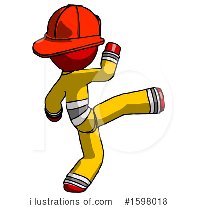 Royalty-Free (RF) Red Design Mascot Clipart Illustration by Leo Blanchette - Stock Sample #1598018