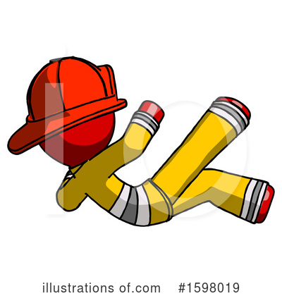 Royalty-Free (RF) Red Design Mascot Clipart Illustration by Leo Blanchette - Stock Sample #1598019