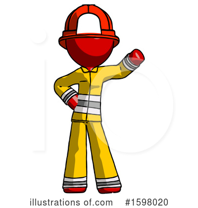 Royalty-Free (RF) Red Design Mascot Clipart Illustration by Leo Blanchette - Stock Sample #1598020