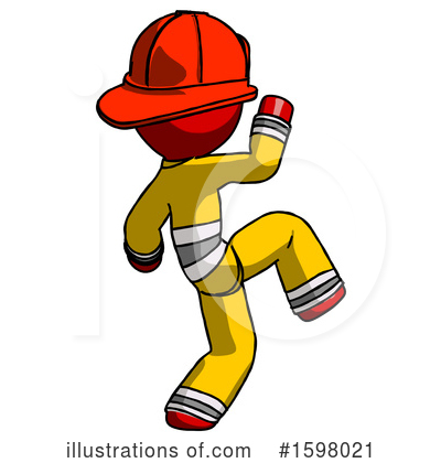 Royalty-Free (RF) Red Design Mascot Clipart Illustration by Leo Blanchette - Stock Sample #1598021