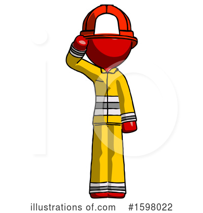 Royalty-Free (RF) Red Design Mascot Clipart Illustration by Leo Blanchette - Stock Sample #1598022