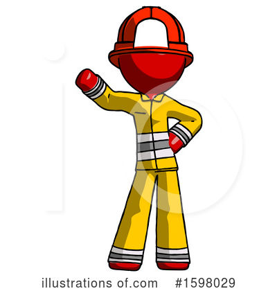 Royalty-Free (RF) Red Design Mascot Clipart Illustration by Leo Blanchette - Stock Sample #1598029