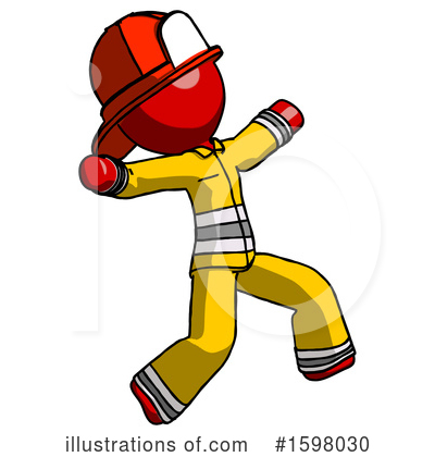 Royalty-Free (RF) Red Design Mascot Clipart Illustration by Leo Blanchette - Stock Sample #1598030