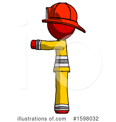 Royalty-Free (RF) Red Design Mascot Clipart Illustration by Leo Blanchette - Stock Sample #1598032
