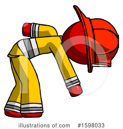 Royalty-Free (RF) Red Design Mascot Clipart Illustration by Leo Blanchette - Stock Sample #1598033
