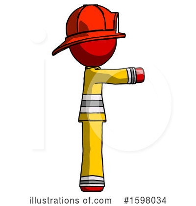 Royalty-Free (RF) Red Design Mascot Clipart Illustration by Leo Blanchette - Stock Sample #1598034