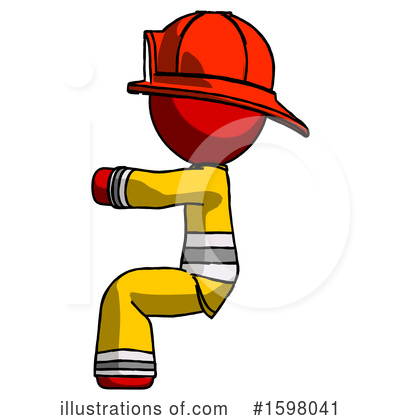 Royalty-Free (RF) Red Design Mascot Clipart Illustration by Leo Blanchette - Stock Sample #1598041