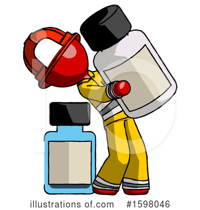 Royalty-Free (RF) Red Design Mascot Clipart Illustration by Leo Blanchette - Stock Sample #1598046