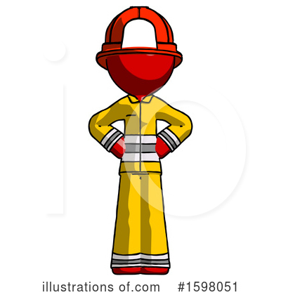 Royalty-Free (RF) Red Design Mascot Clipart Illustration by Leo Blanchette - Stock Sample #1598051