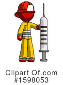 Red Design Mascot Clipart #1598053 by Leo Blanchette