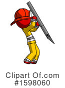 Red Design Mascot Clipart #1598060 by Leo Blanchette
