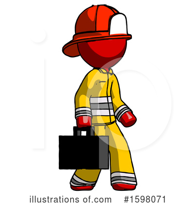Royalty-Free (RF) Red Design Mascot Clipart Illustration by Leo Blanchette - Stock Sample #1598071