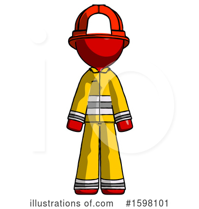 Royalty-Free (RF) Red Design Mascot Clipart Illustration by Leo Blanchette - Stock Sample #1598101