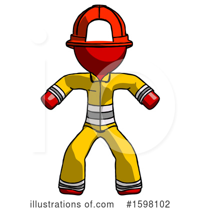 Royalty-Free (RF) Red Design Mascot Clipart Illustration by Leo Blanchette - Stock Sample #1598102