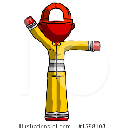 Royalty-Free (RF) Red Design Mascot Clipart Illustration by Leo Blanchette - Stock Sample #1598103