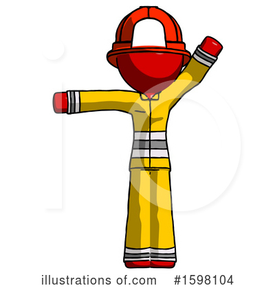 Royalty-Free (RF) Red Design Mascot Clipart Illustration by Leo Blanchette - Stock Sample #1598104