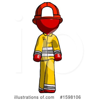 Royalty-Free (RF) Red Design Mascot Clipart Illustration by Leo Blanchette - Stock Sample #1598106