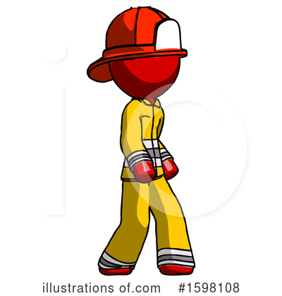 Royalty-Free (RF) Red Design Mascot Clipart Illustration by Leo Blanchette - Stock Sample #1598108