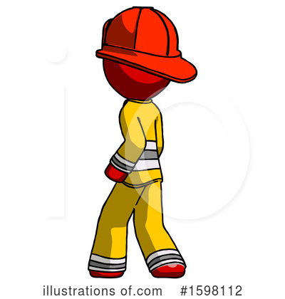 Royalty-Free (RF) Red Design Mascot Clipart Illustration by Leo Blanchette - Stock Sample #1598112