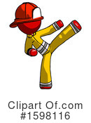 Red Design Mascot Clipart #1598116 by Leo Blanchette