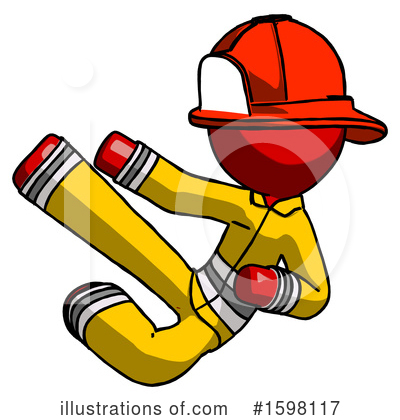 Royalty-Free (RF) Red Design Mascot Clipart Illustration by Leo Blanchette - Stock Sample #1598117