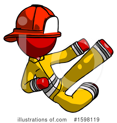 Royalty-Free (RF) Red Design Mascot Clipart Illustration by Leo Blanchette - Stock Sample #1598119
