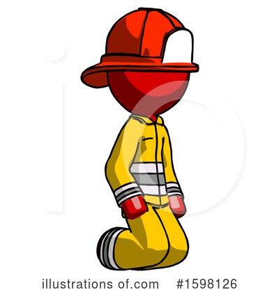 Royalty-Free (RF) Red Design Mascot Clipart Illustration by Leo Blanchette - Stock Sample #1598126