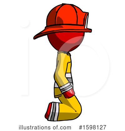 Royalty-Free (RF) Red Design Mascot Clipart Illustration by Leo Blanchette - Stock Sample #1598127